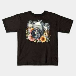 Vintage Retro Camera Kids T-Shirt